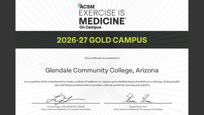 Exercise Is Medicine (EIM) 2026-27 certificate awarded to GCC