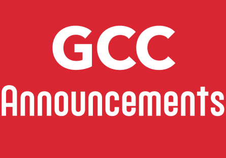 GCC Announcements