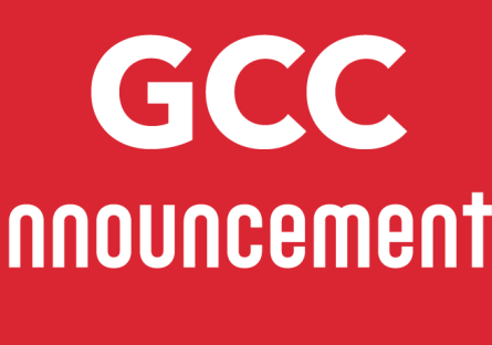 GCC Announcements