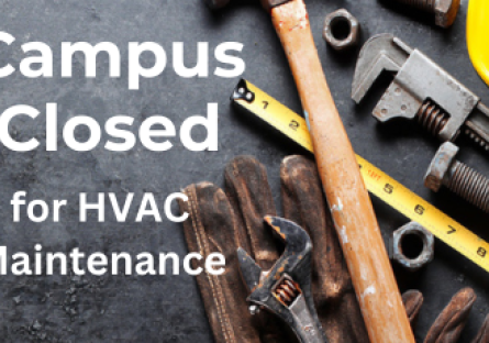 Campus closed for HVAC Maintenance