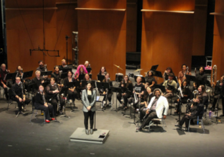 Dr. Stefanie Gardner at the Clarinet Fest.